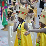 Carnevale di Manfredonia 2018, sfilata carri e gruppi. Foto 070