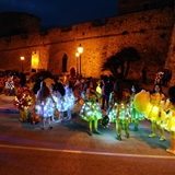 Carnevale di Manfredonia - Parata serale carri e Gruppi 2017. Foto 007