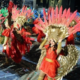 Carnevale di Manfredonia - Parata serale carri e Gruppi 2017. Foto 116