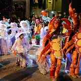 Carnevale di Manfredonia - Parata serale carri e Gruppi 2017. Foto 137