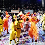 Carnevale di Manfredonia - Parata serale carri e Gruppi 2017. Foto 186