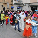 Carnevale di Manfredonia 2018, sfilata carri e gruppi. Foto 011