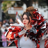 Carnevale di Manfredonia 2018, sfilata carri e gruppi. Foto 025