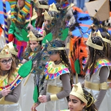 Carnevale di Manfredonia 2018, sfilata carri e gruppi. Foto 060
