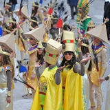 Carnevale di Manfredonia 2018, sfilata carri e gruppi. Foto 066