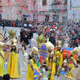 Carnevale di Manfredonia 2018, sfilata carri e gruppi. Foto 067