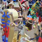 Carnevale di Manfredonia 2018, sfilata carri e gruppi. Foto 074