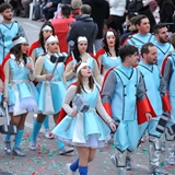 Carnevale di Manfredonia 2018, sfilata carri e gruppi. Foto 077