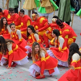 Carnevale di Manfredonia 2018, sfilata carri e gruppi. Foto 081