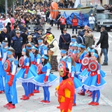 Carnevale di Manfredonia 2018, sfilata carri e gruppi. Foto 082