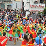 Carnevale di Manfredonia 2018, sfilata carri e gruppi. Foto 094