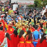 Carnevale di Manfredonia 2018, sfilata carri e gruppi. Foto 095