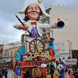 Carnevale di Manfredonia 2018, sfilata carri e gruppi. Foto 116