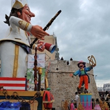Carnevale di Manfredonia 2018, sfilata carri e gruppi. Foto 118