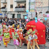 Carnevale di Manfredonia 2018, sfilata carri e gruppi. Foto 185