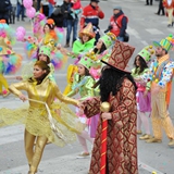 Carnevale di Manfredonia 2018, sfilata carri e gruppi. Foto 186