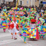 Carnevale di Manfredonia 2018, sfilata carri e gruppi. Foto 231