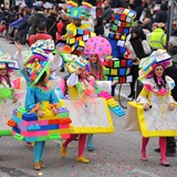 Carnevale di Manfredonia 2018, sfilata carri e gruppi. Foto 232