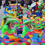 Carnevale di Manfredonia 2018, sfilata carri e gruppi. Foto 257