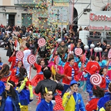 Carnevale di Manfredonia 2018, sfilata carri e gruppi. Foto 274