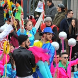 Carnevale di Manfredonia 2018, sfilata carri e gruppi. Foto 279