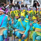 Carnevale di Manfredonia 2018, sfilata carri e gruppi. Foto 299