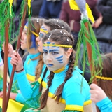 Carnevale di Manfredonia 2018, sfilata carri e gruppi. Foto 306
