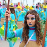 Carnevale di Manfredonia 2018, sfilata carri e gruppi. Foto 309