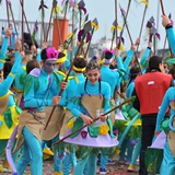 Carnevale di Manfredonia 2018, sfilata carri e gruppi. Foto 318