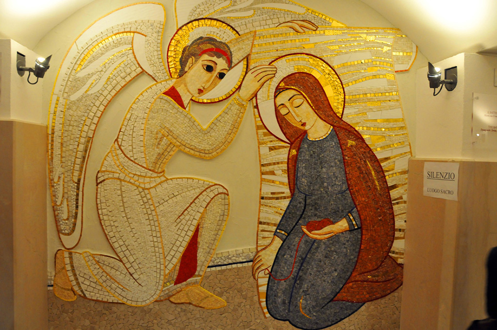 mosaico della cripta di san pio