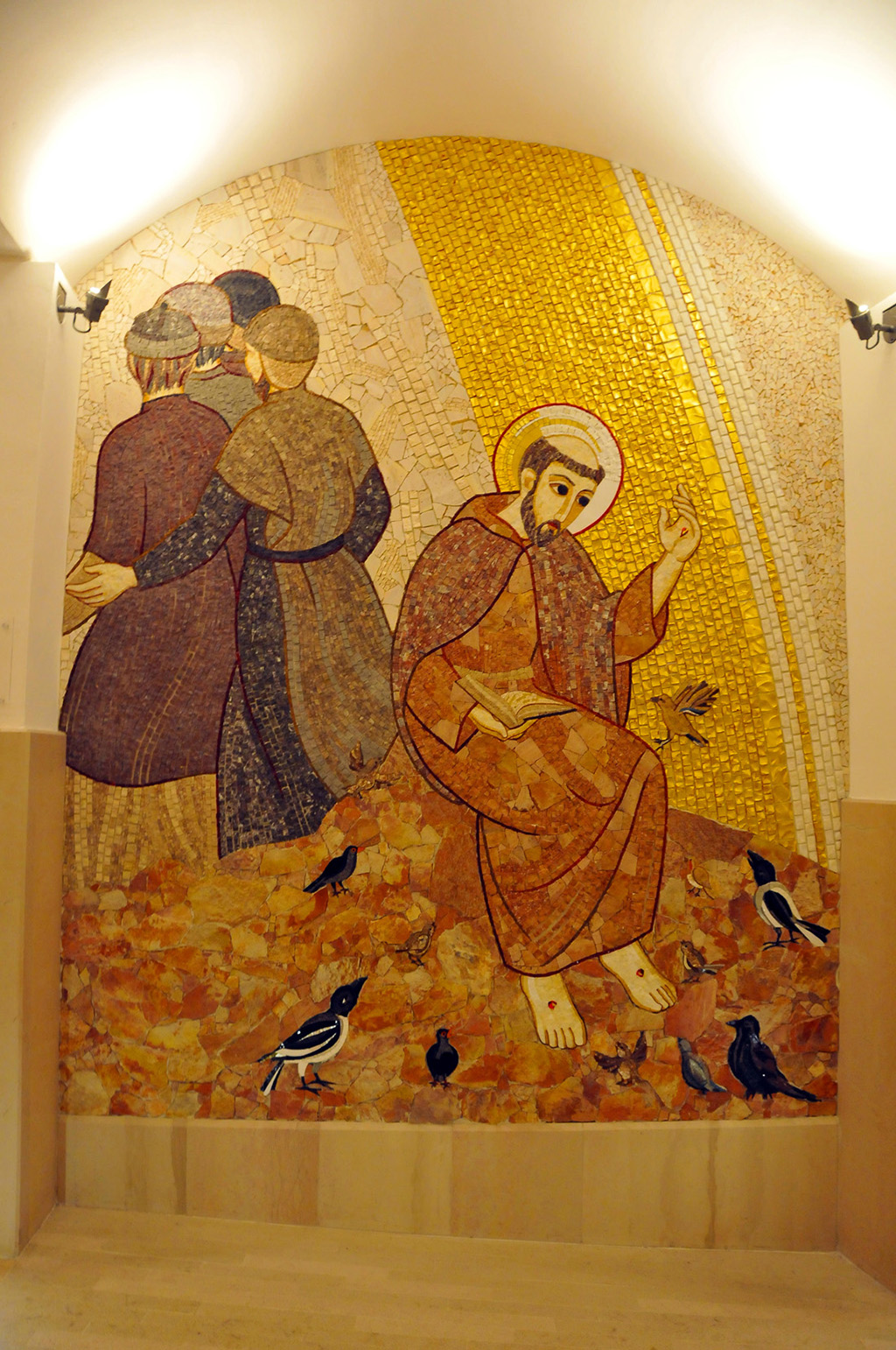 mosaico della cripta di san pio