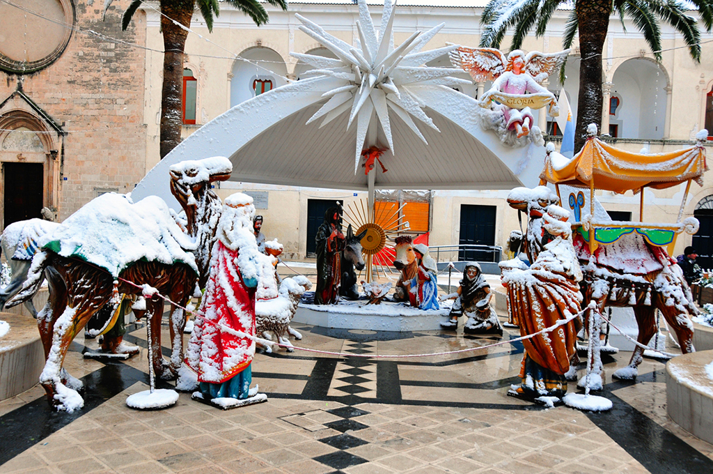 presepe in piazza del popolo