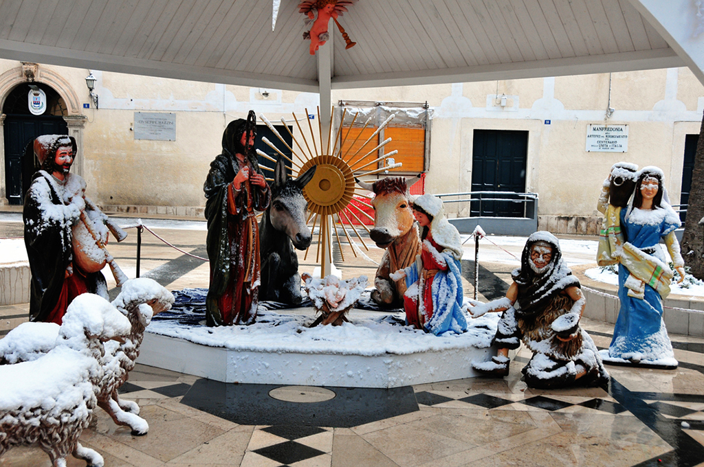 presepe in piazza del popolo