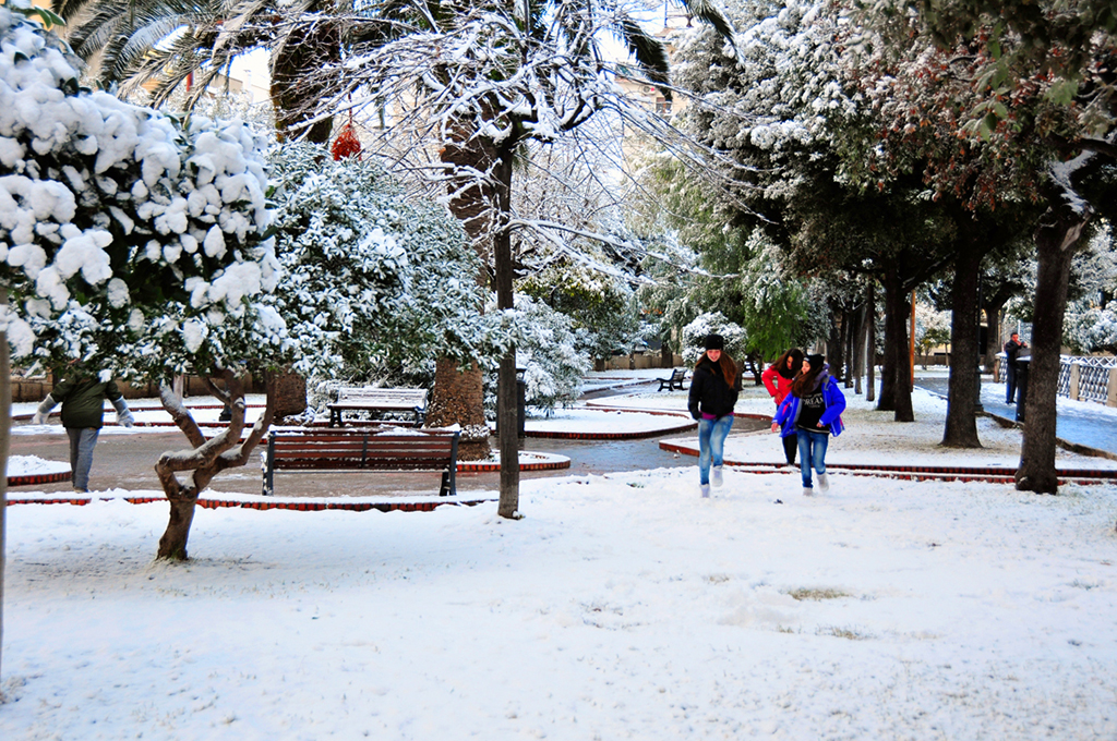 neve villa comunale