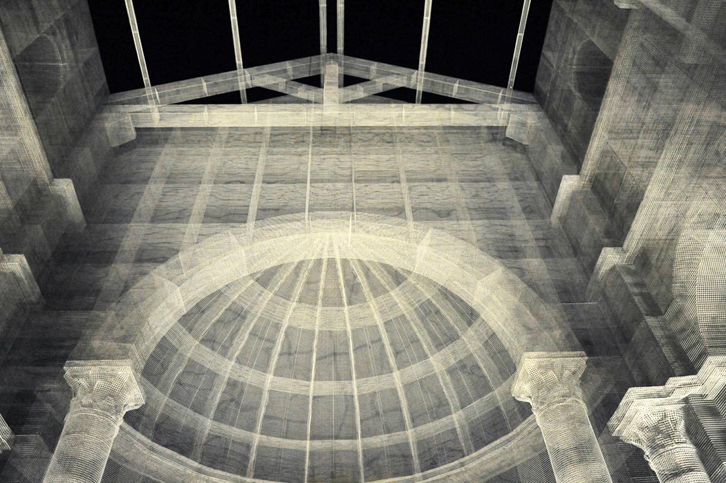 Opera dell'artista Edoardo Tresoldi