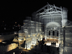 Basilica Siponto e Opera di Edoardo Tresoldi. Foto 045