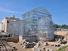 Basilica Siponto e Opera di Edoardo Tresoldi. Foto 008
