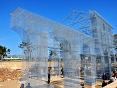 Basilica Siponto e Opera di Edoardo Tresoldi. Foto 010