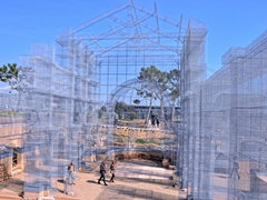 Basilica Siponto e Opera di Edoardo Tresoldi. Foto 032