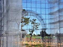 Basilica Siponto e Opera di Edoardo Tresoldi. Foto 034