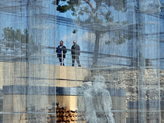 Basilica Siponto e Opera di Edoardo Tresoldi. Foto 039