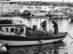 Manfredonia, pescatori al lavoro. Foto 002