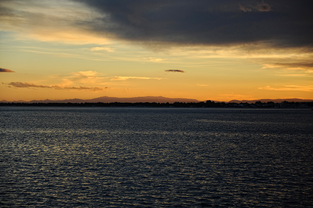 Tramonto di fuoco a Manfredonia