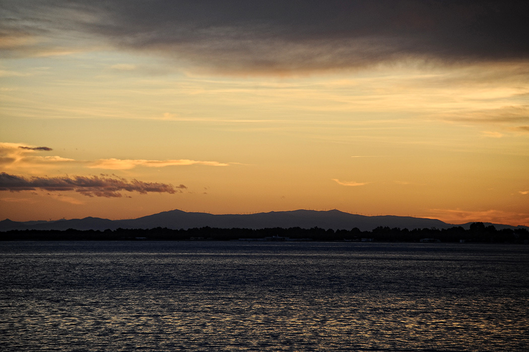 Tramonto di fuoco a Manfredonia