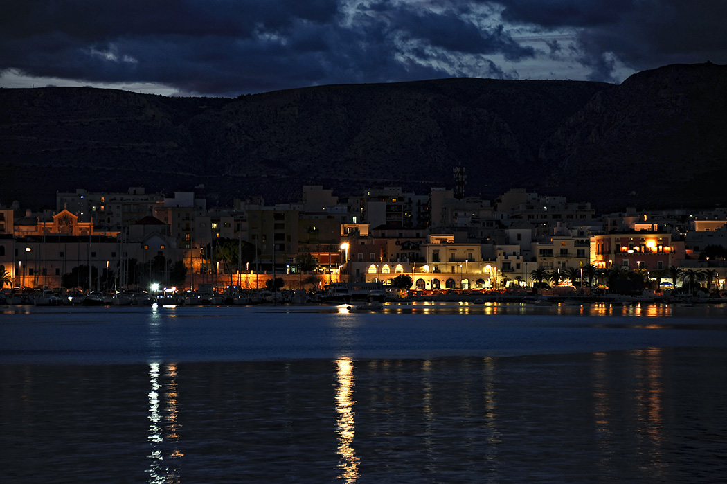 Tramonto di fuoco a Manfredonia