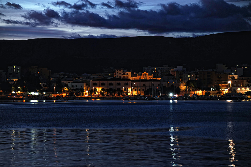 Tramonto di fuoco a Manfredonia