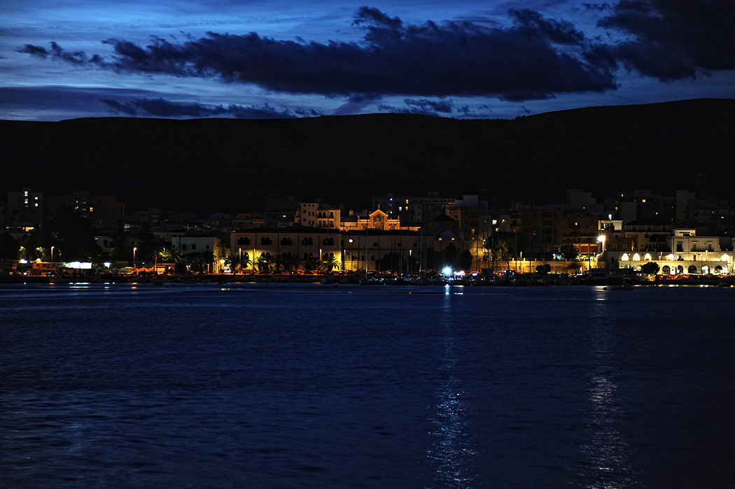 Tramonto di fuoco a Manfredonia