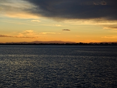 Tramonto di fuoco porto Manfredonia. Foto 005