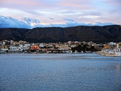 Tramonto di fuoco porto Manfredonia. Foto 010