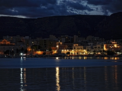 Tramonto di fuoco porto Manfredonia. Foto 022